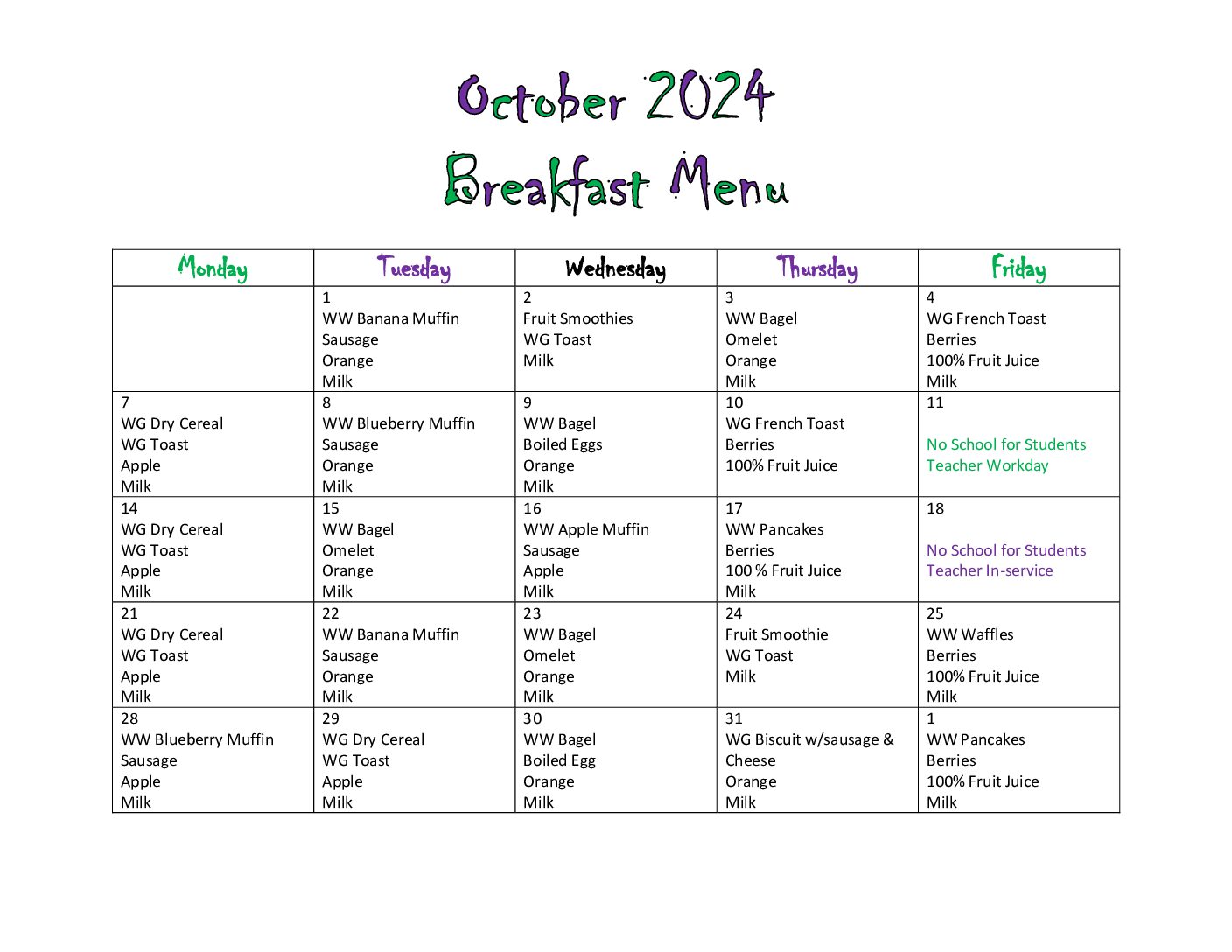 Featured image for “October 2024 Breakfast”