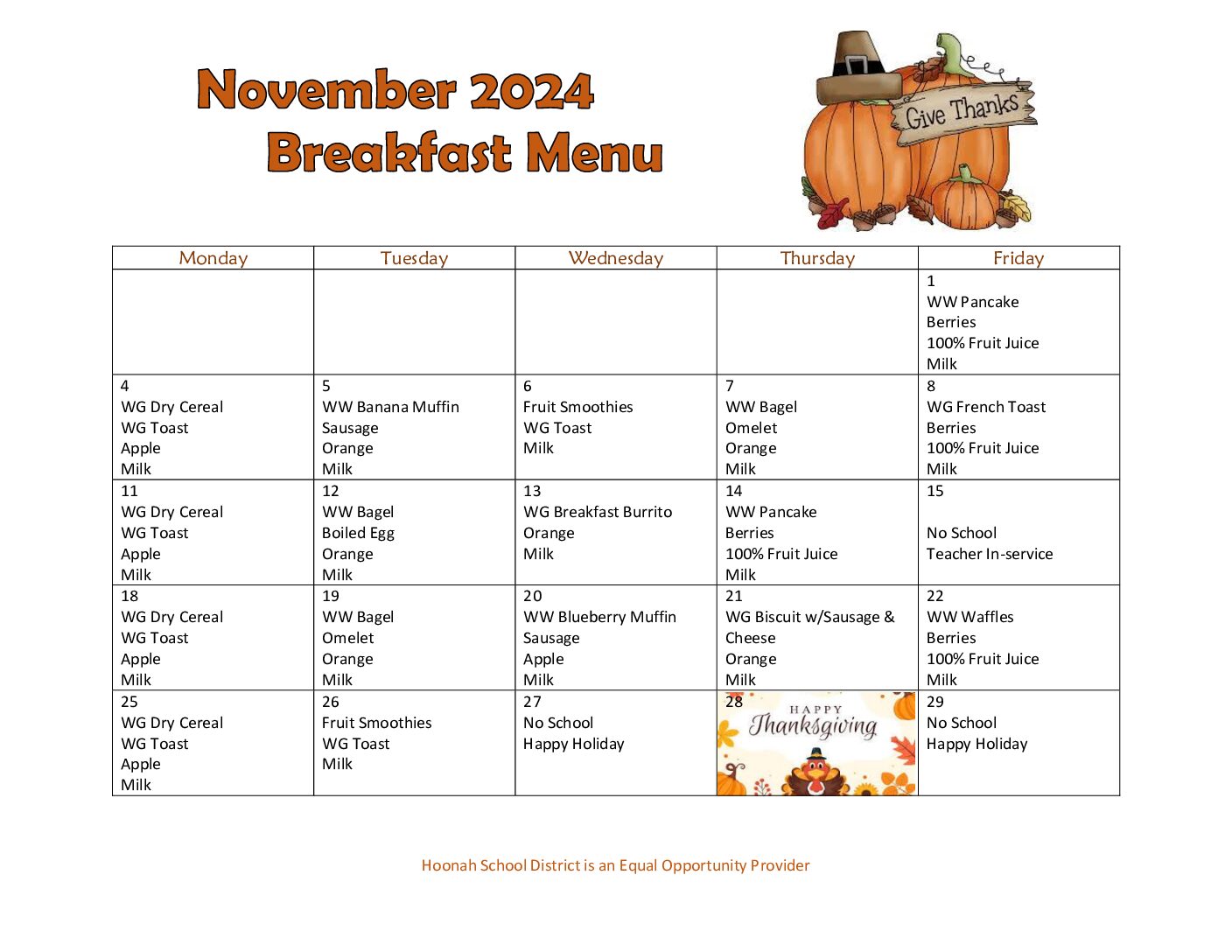 Featured image for “November 2024 Breakfast”